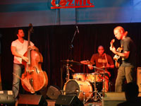 Skerik’s Bandalabra in Eugene 2012, photo by Daniel Temmesfeld, cc 2012