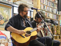 Drive-By Truckers at CD World in Eugene 2012, photo by Daniel Temmesfeld, cc 2012