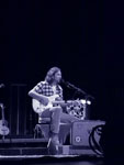 Pearl Jam Eddie Vedder ukulele songs tour in Portland 2011, photo by Daniel Temmesfeld, cc 2011