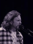 Pearl Jam Eddie Vedder ukulele songs tour in Portland 2011, photo by Daniel Temmesfeld, cc 2011