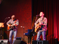 Glen Phillips and Jonathan Kingham in Portland 2012, photo by Daniel Temmesfeld, cc 2012
