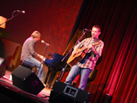 Glen Phillips and Jonathan Kingham in Portland 2012, photo by Daniel Temmesfeld, cc 2012