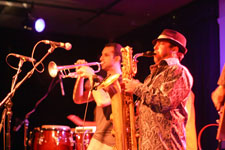 Afromassive opening for Seun Kuti at WOW Hall Eugene 2012, photo by Daniel Temmesfeld, cc 2011