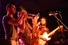Afromassive opening for Seun Kuti at WOW Hall Eugene 2012, photo by Daniel Temmesfeld, cc 2011