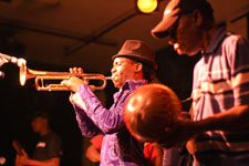 Seun Kuti and the Egypt 80 at WOW Hall Eugene 2012, photo by Daniel Temmesfeld, cc 2011