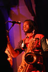 Seun Kuti and the Egypt 80 at WOW Hall Eugene 2012, photo by Daniel Temmesfeld, cc 2011