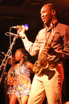 Seun Kuti and the Egypt 80 at WOW Hall Eugene 2012, photo by Daniel Temmesfeld, cc 2011