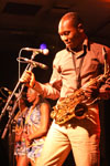 Seun Kuti and the Egypt 80 at WOW Hall Eugene 2012, photo by Daniel Temmesfeld, cc 2011