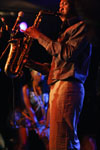 Seun Kuti and the Egypt 80 at WOW Hall Eugene 2012, photo by Daniel Temmesfeld, cc 2011