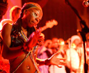 Seun Kuti and the Egypt 80 at WOW Hall Eugene 2012, photo by Daniel Temmesfeld, cc 2011