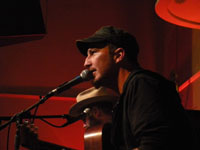 Peter Mulvey and Jeffrey Foucault in Portland, photo by Daniel Temmesfeld, cc 2010
