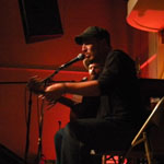 Peter Mulvey and Jeffrey Foucault in Portland, photo by Daniel Temmesfeld, cc 2010