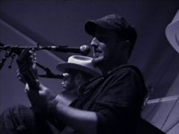 Peter Mulvey and Jeffrey Foucault in Portland, photo by Daniel Temmesfeld, cc 2010