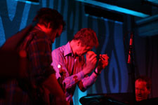 Nels Cline Singers in Portland including Yuka Honda Trevor Dunn Scott Amendola Sean Lennon, photo by Daniel Temmesfeld, cc 2011