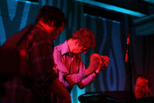 Nels Cline Singers in Portland including Yuka Honda Trevor Dunn Scott Amendola Sean Lennon, photo by Daniel Temmesfeld, cc 2011