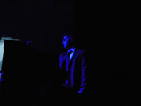 Maynard James Keenan and Puscifer 2011 in Seattle, photo by Daniel Temmesfeld, cc 2011