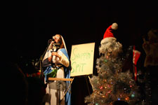 Sufjan Stevens Christmas Sing-a-Long tour 2012 in Portland, photo by Daniel Temmesfeld, cc 2012