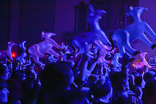 Sufjan Stevens Christmas Sing-a-Long tour 2012 in Portland, photo by Daniel Temmesfeld, cc 2012