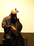 Erik Friedlander plays John Zorn’s Masada Book Two VOLAC, photo by Daniel Temmesfeld, cc 2011
