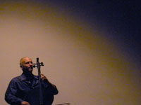 Erik Friedlander plays John Zorn’s Masada Book Two VOLAC, photo by Daniel Temmesfeld, cc 2011