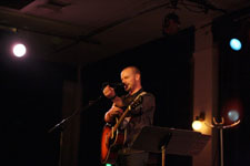Derek Webb at WOW Hall Eugene 2011, photo by Daniel Temmesfeld, cc 2011