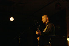 Derek Webb at WOW Hall Eugene 2011, photo by Daniel Temmesfeld, cc 2011